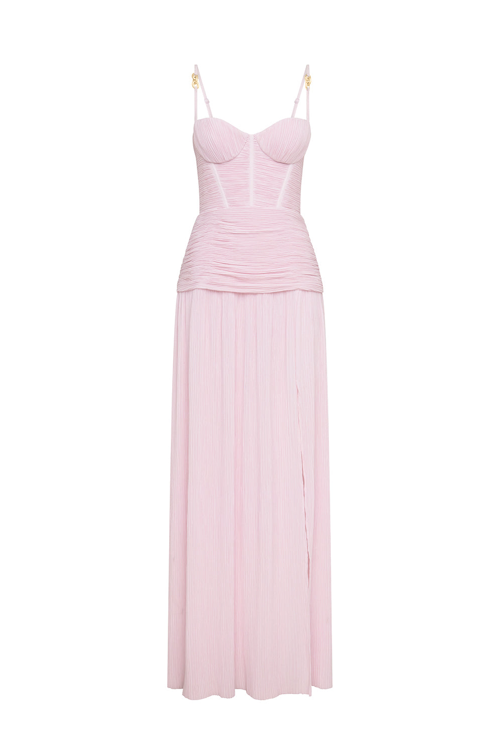 Double Time Pleat Dress (Hydrangea)