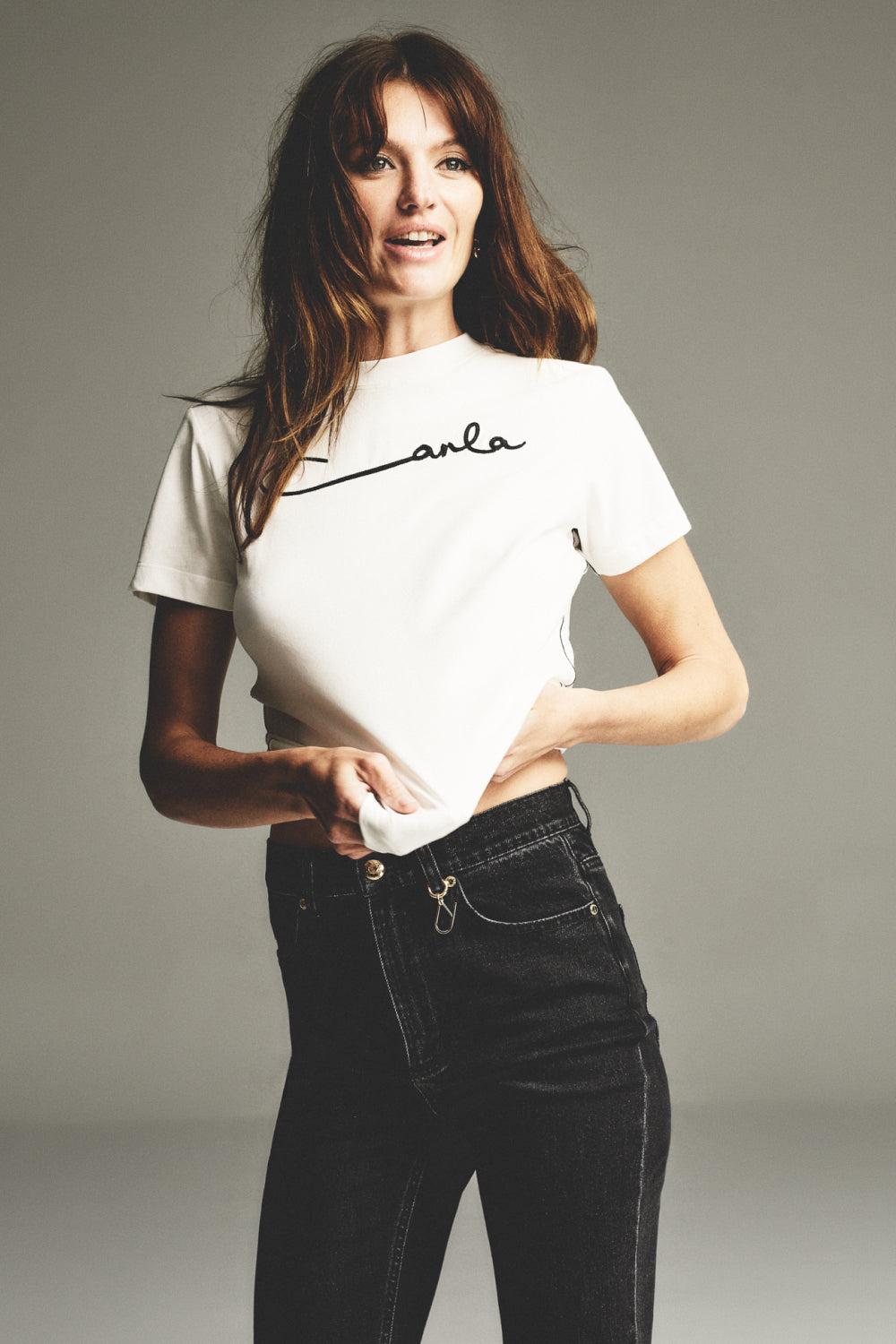 Carla Zampatti Organic Cotton Classic T-Shirt (White)