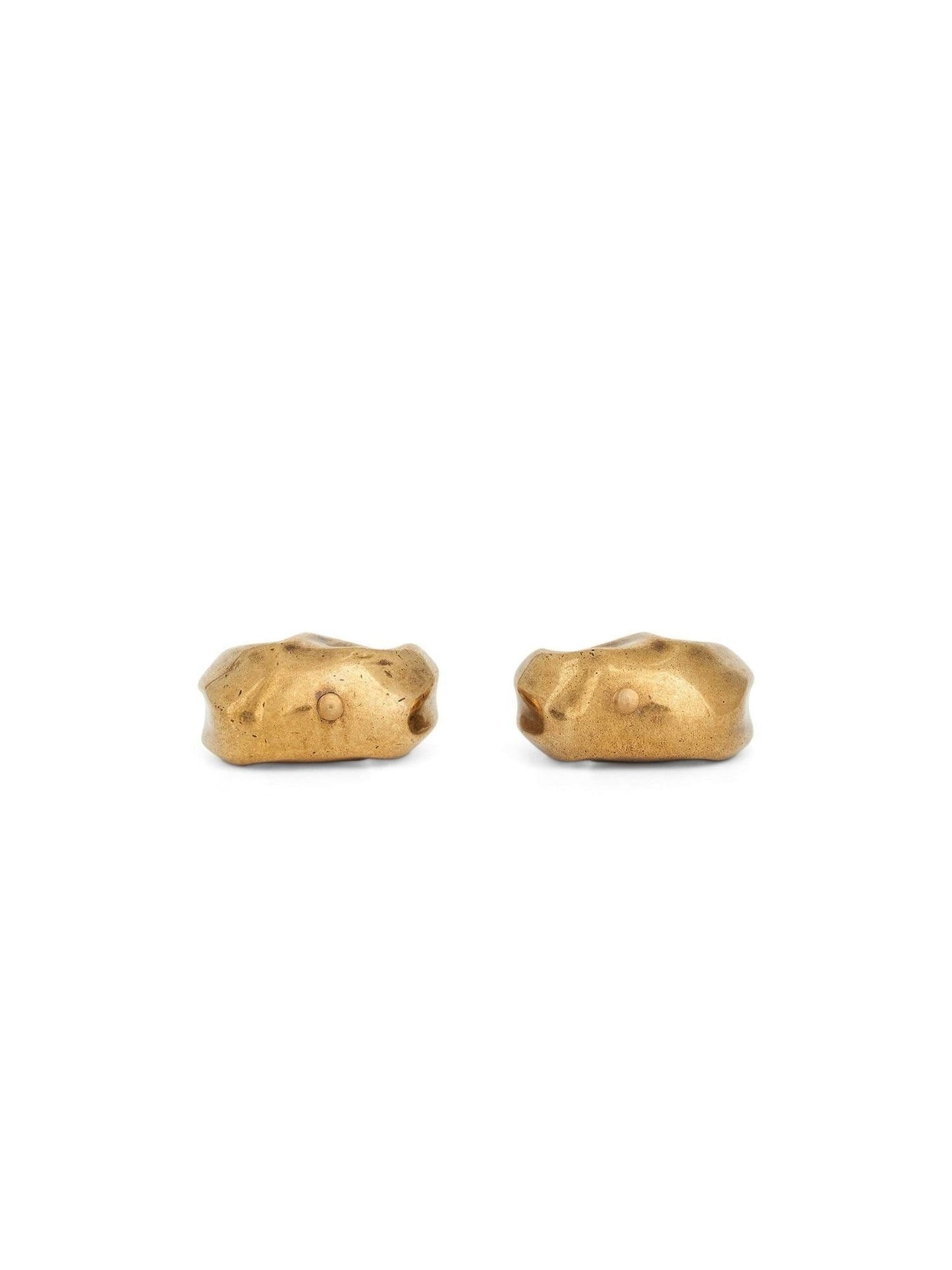 KHAITE Olivia Medium Hoop Earrings (Gold)