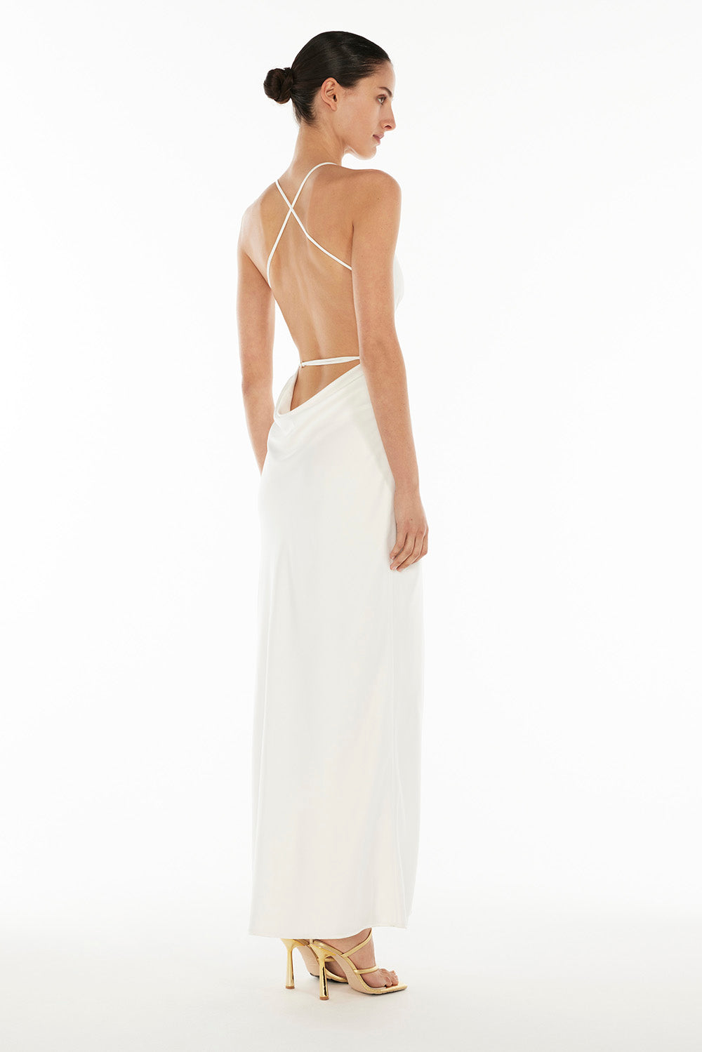 Saturation Point Slip Dress (White)
