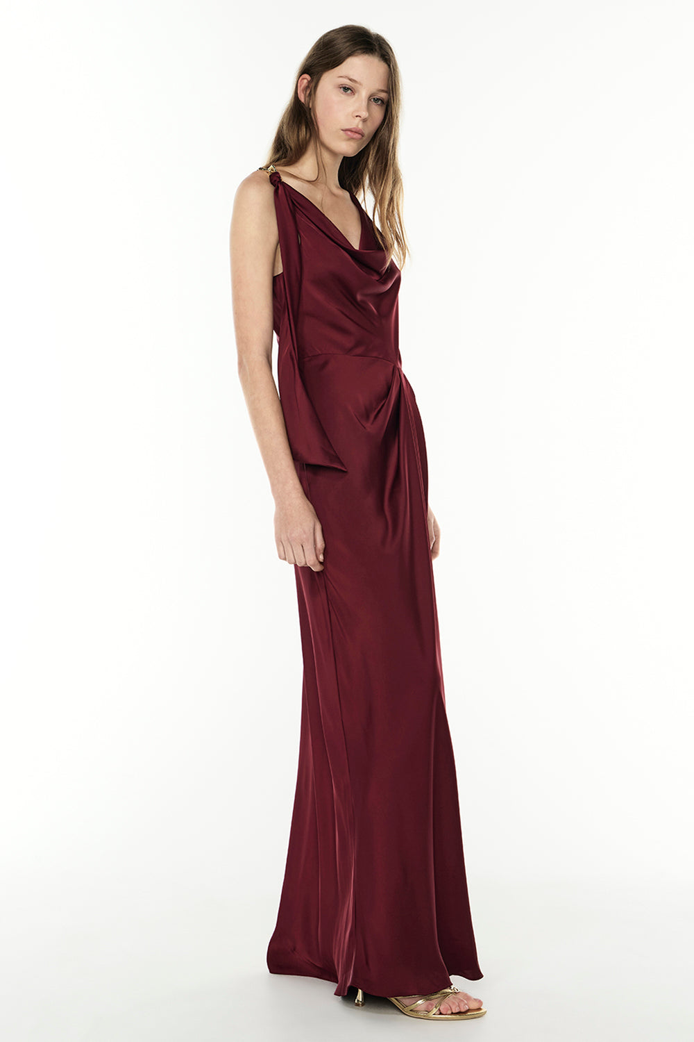 Romantic Rendezvous Slip Dress (Cabernet)