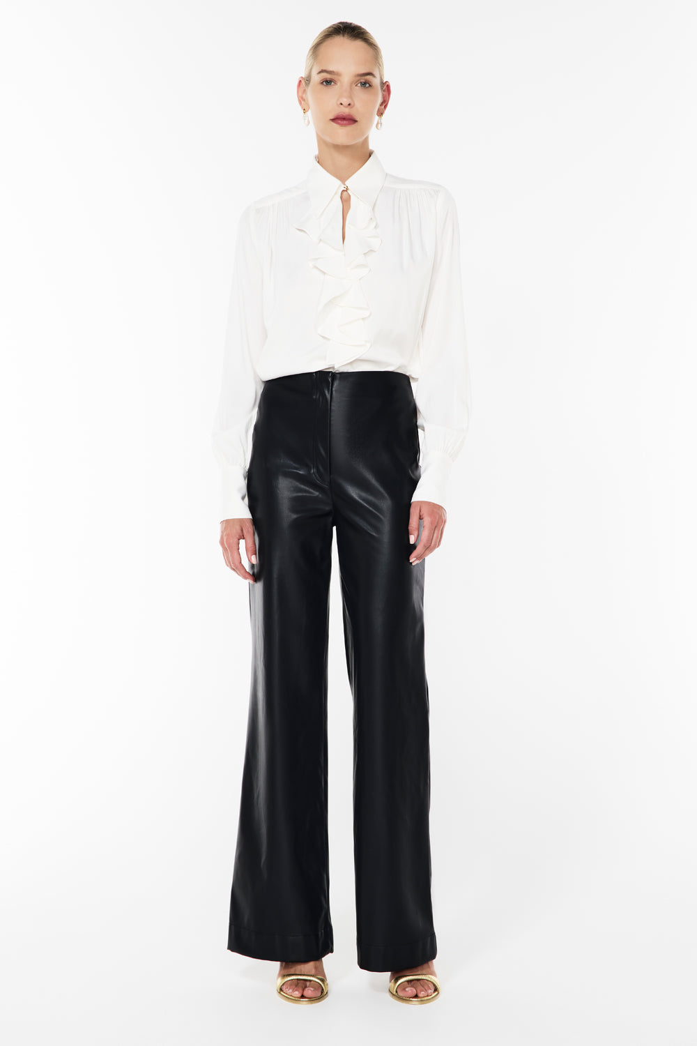 Cupids Bow Long Sleeve Shirt (White)