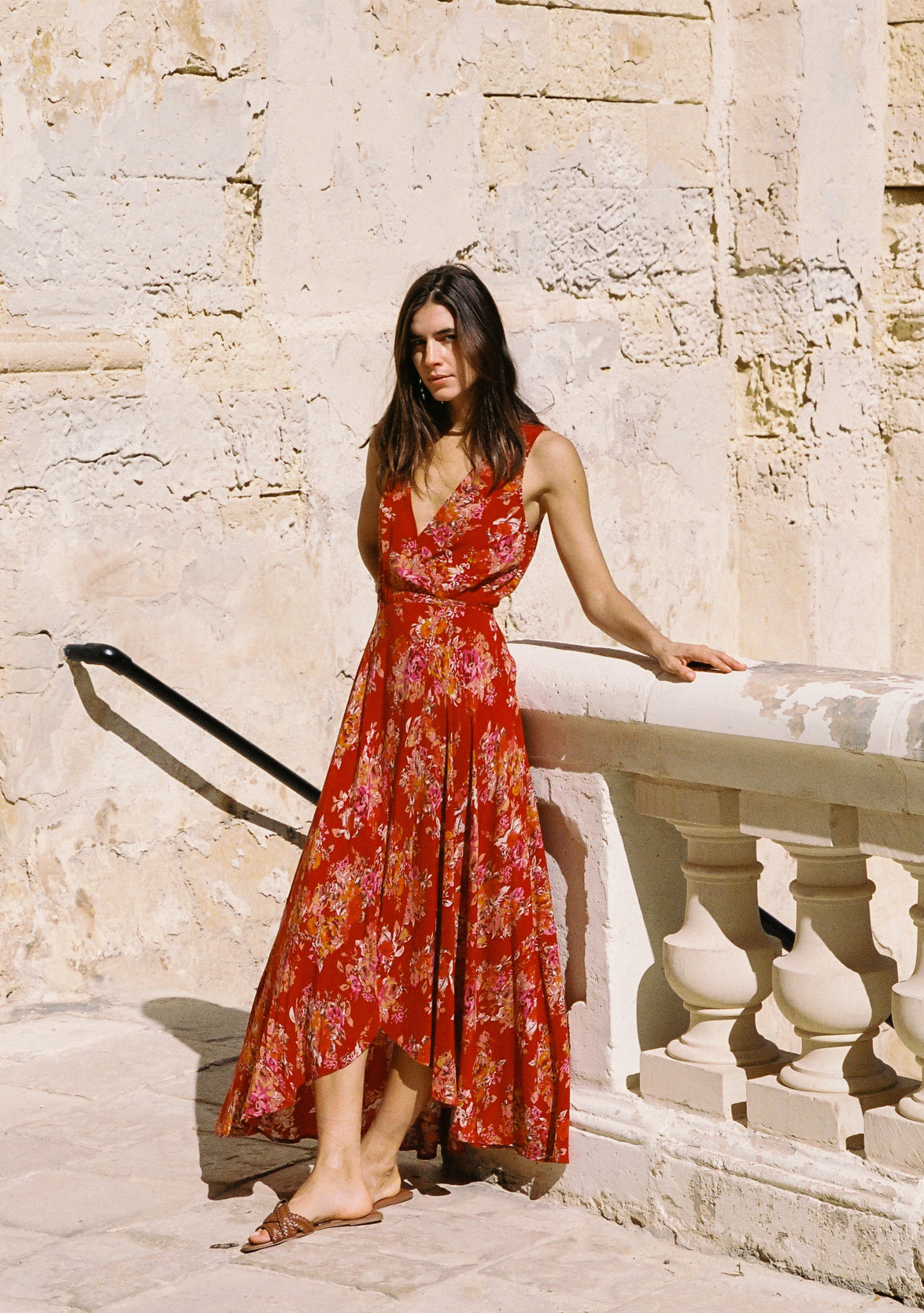Image of Dresses. Productname: Auguste The Label Frida Wrap Maxi Dress in Print colour by brand - Auguste The Label