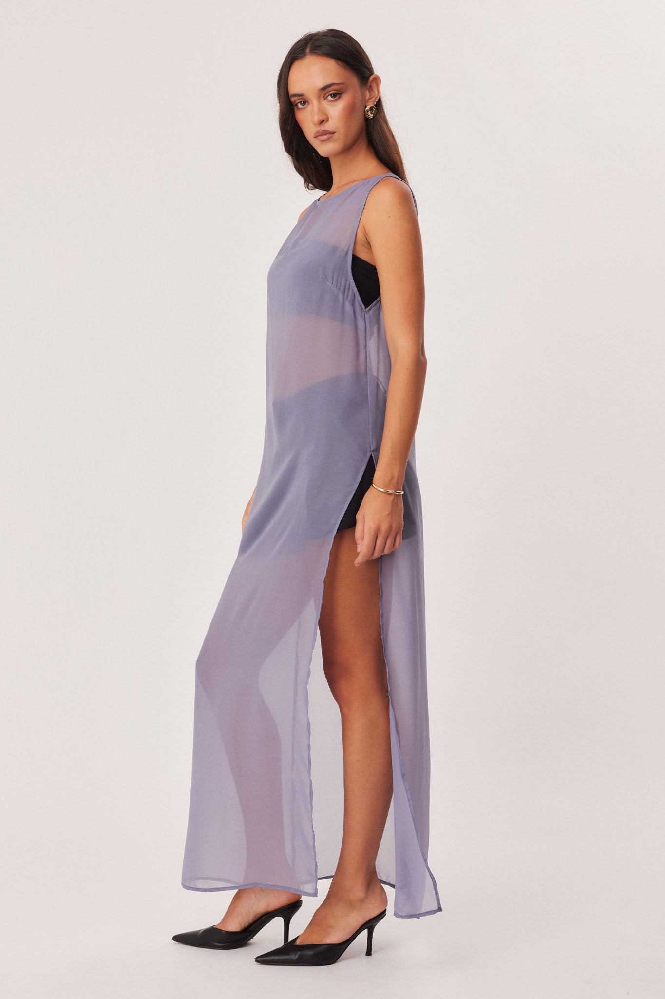 SNDYS NASH MAXI DRESS (Slate)