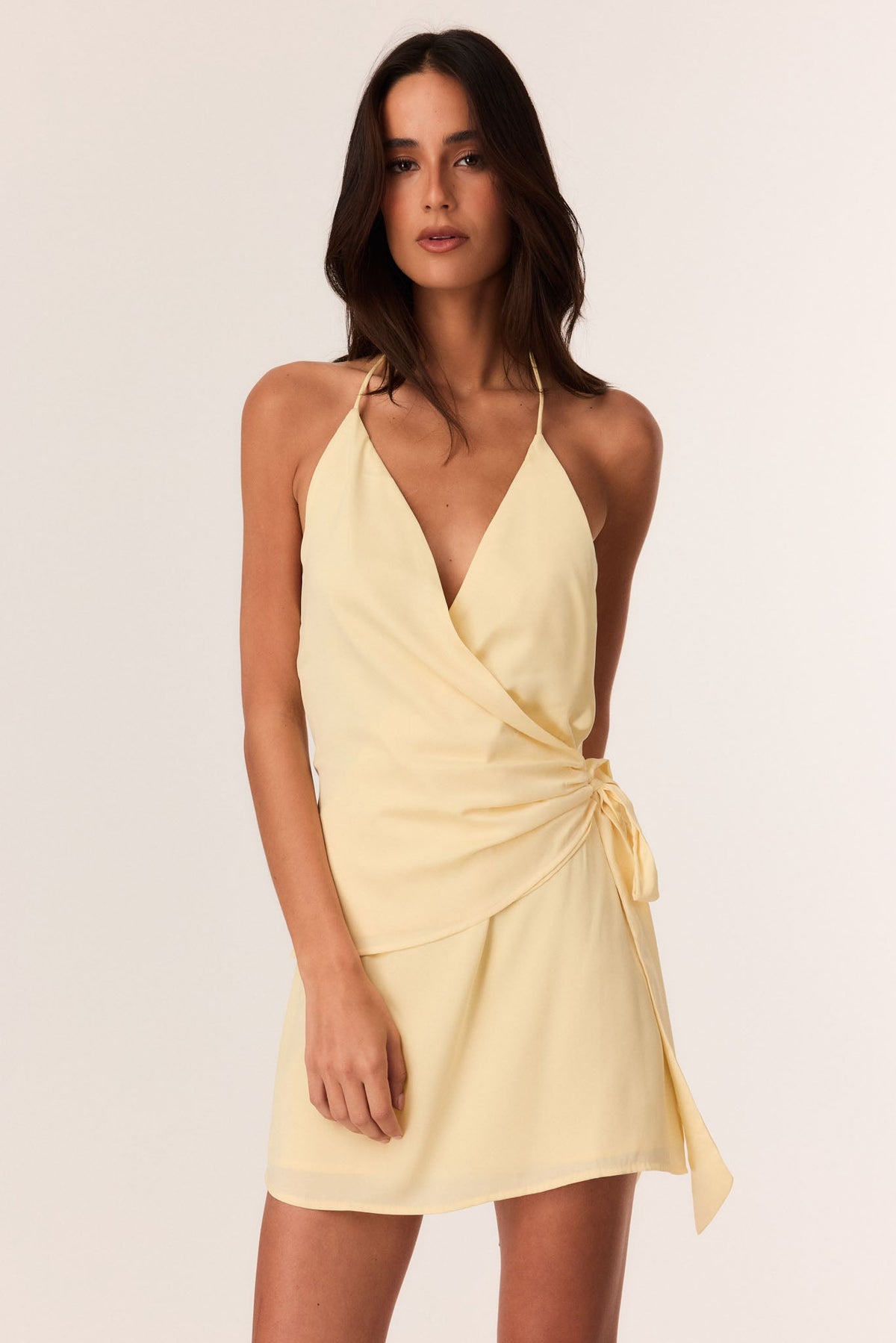 SNDYS ROSEWOOD MINI DRESS (Lemon)