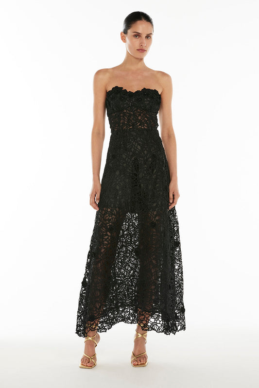 Image of Dresses. Productname: Tea Ceremony Maxi Dress in Black colour by brand - Manning Cartell