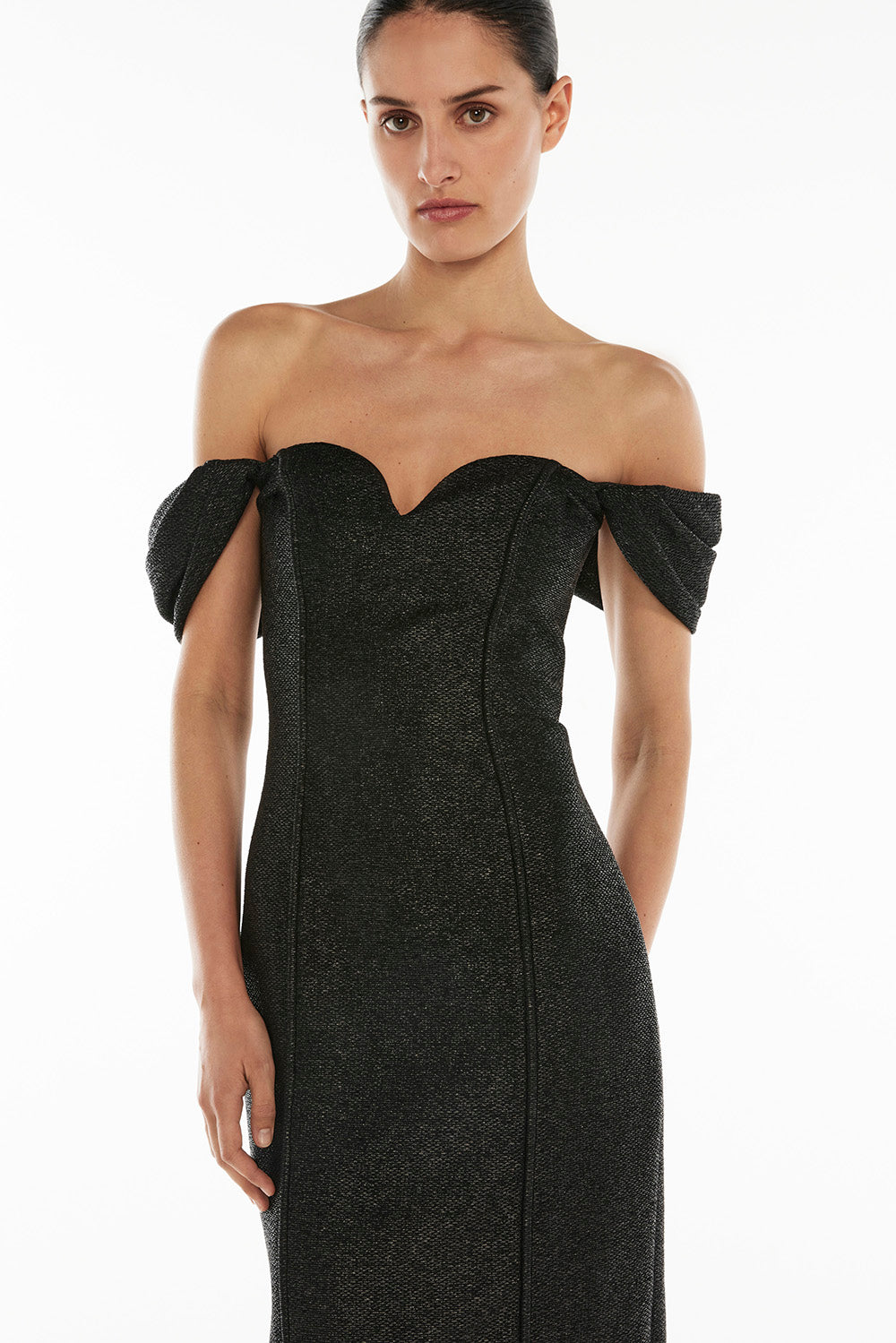 Subject Beauty Midi Dress (Black)