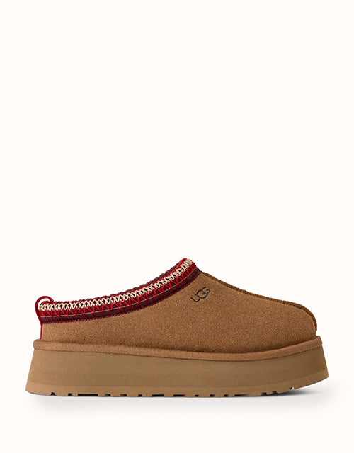 Image of Slippers. Product name - UGG Women TAZZ II Slippers in Chestnut colour by brand - Ugg