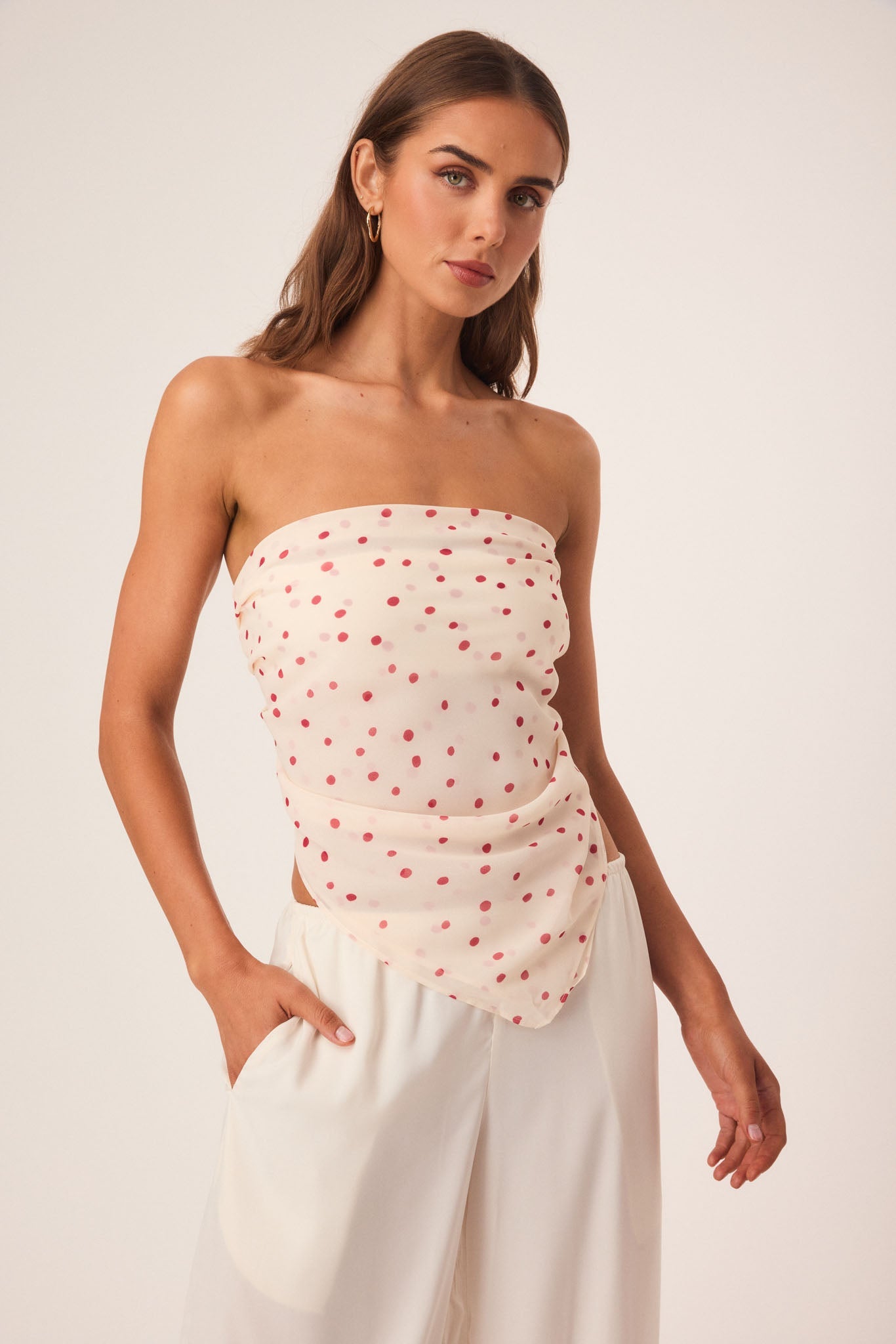 SNDYS POLKA DOT WRAP (Vanilla Polka)