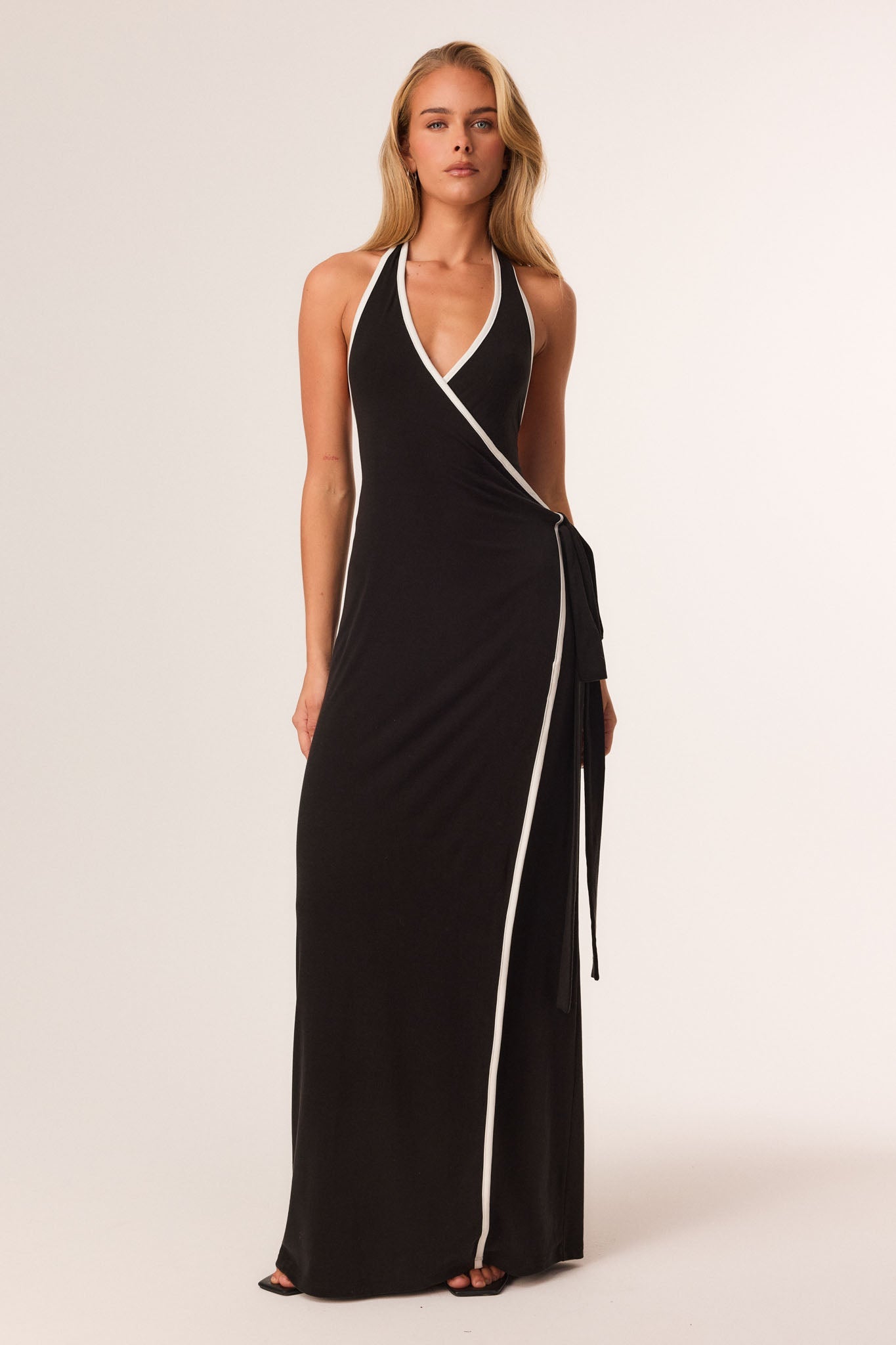 Image of Dresses. Productname: SNDYS LIBERTY MAXI DRESS in Black colour by brand - SNDYS