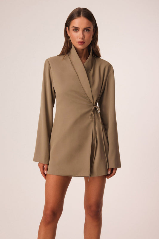 SNDYS DAKARI MINI DRESS (Khaki)