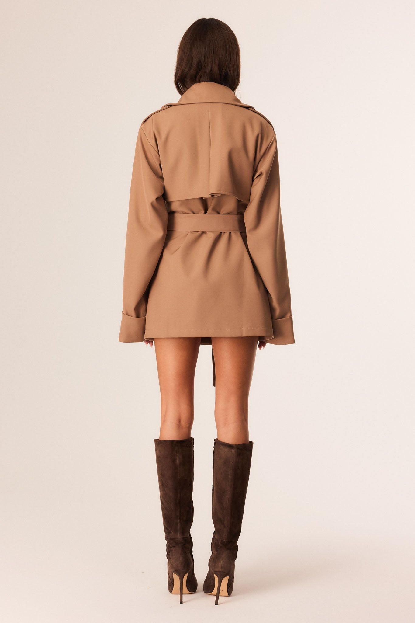 SNDYS MYKA TRENCH JACKET (Tan)