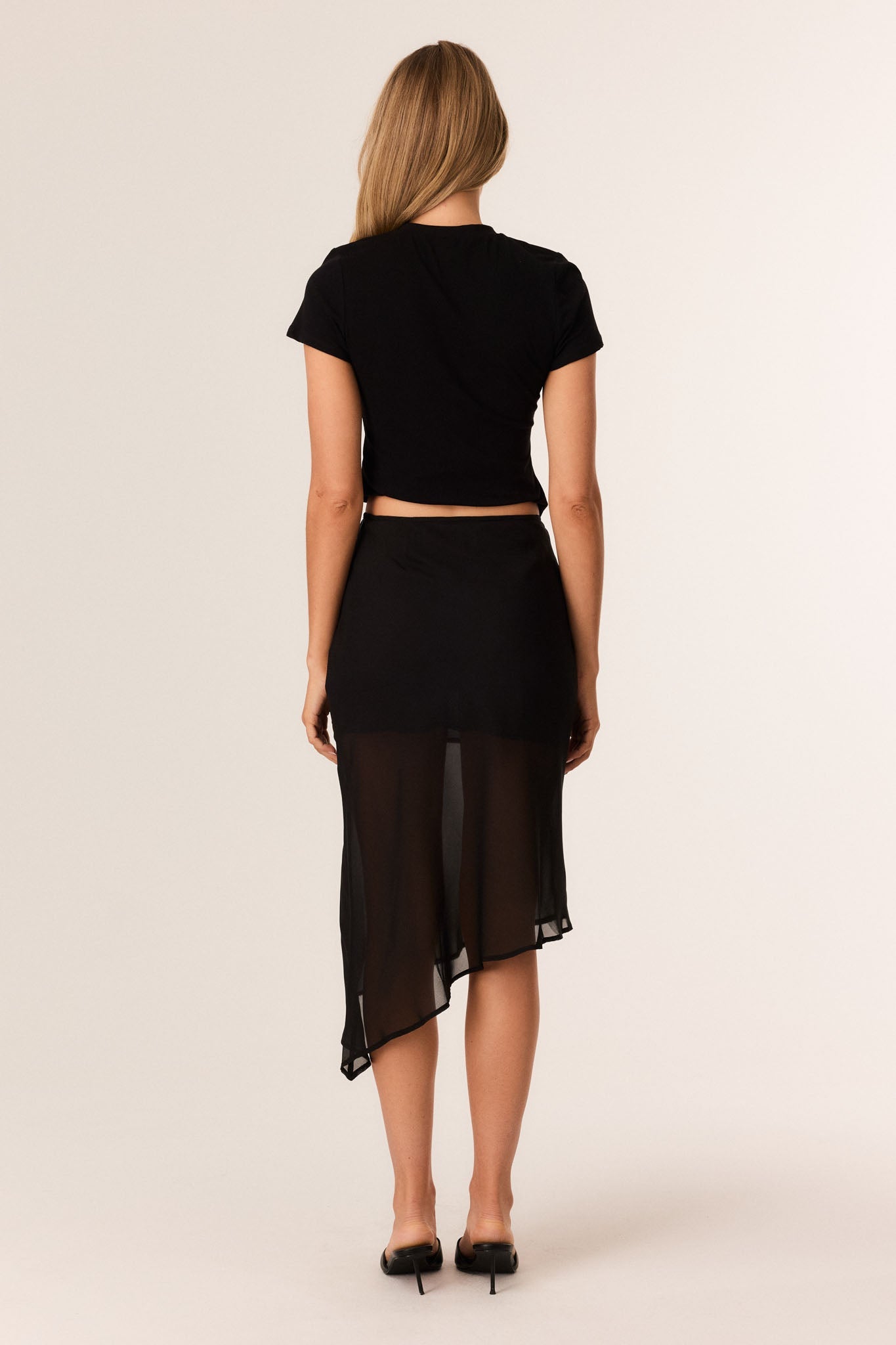 SNDYS LAELIA MIDI SKIRT (Black)