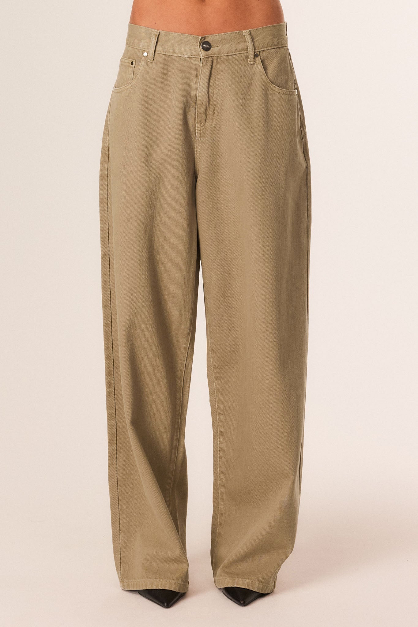 SNDYS LUKAS COTTON JEANS (Olive)