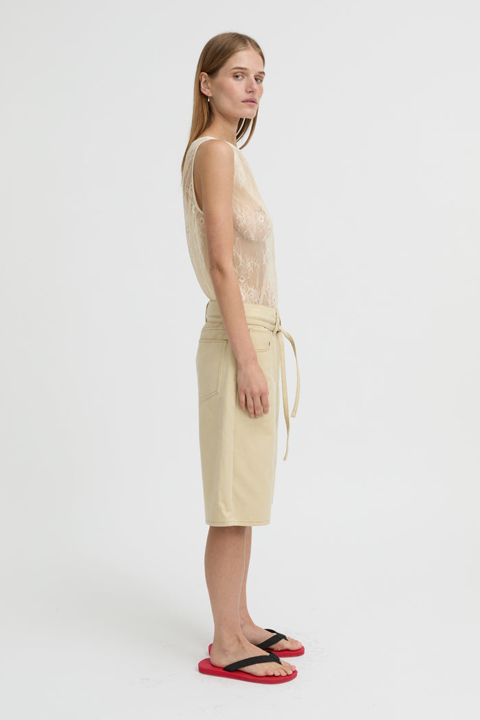 Blanca Studio Tamsin Shorts (Cream)
