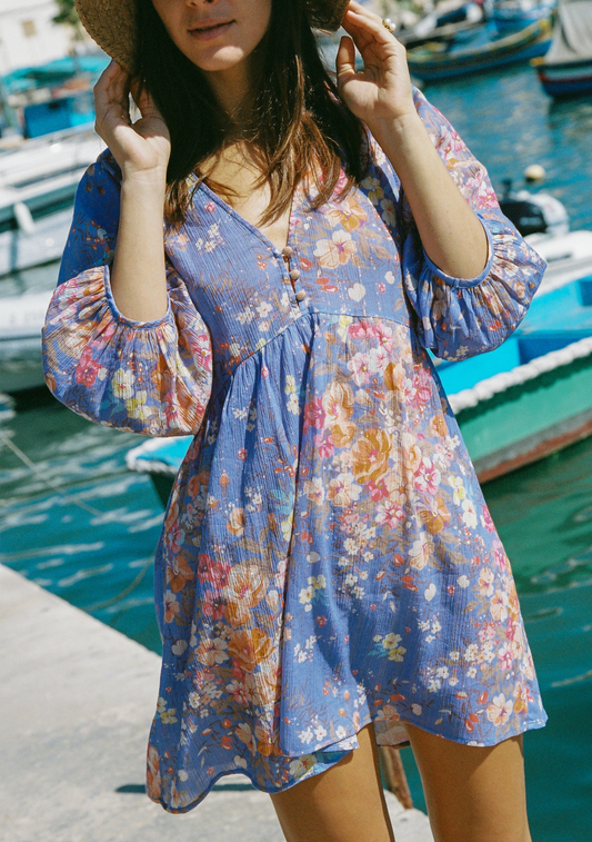 Image of Dresses. Productname: Auguste The Label Valley Mini Dress in Purple colour by brand - Auguste The Label