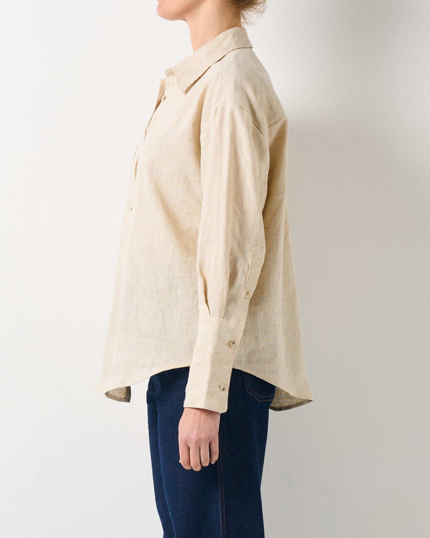 Walnut Melbourne Ritz Shirt (Oatmeal)