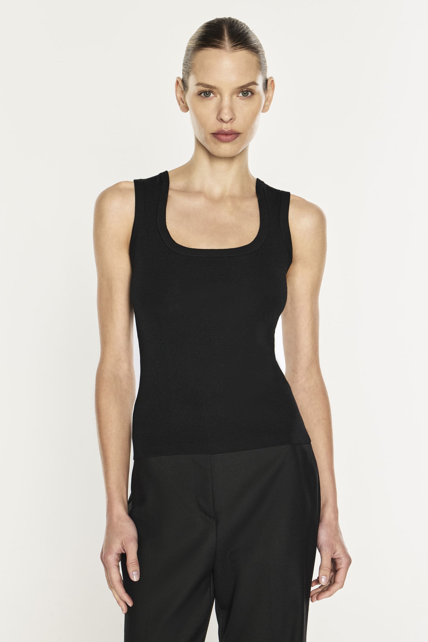 Go Figure Knit Tank (Black)