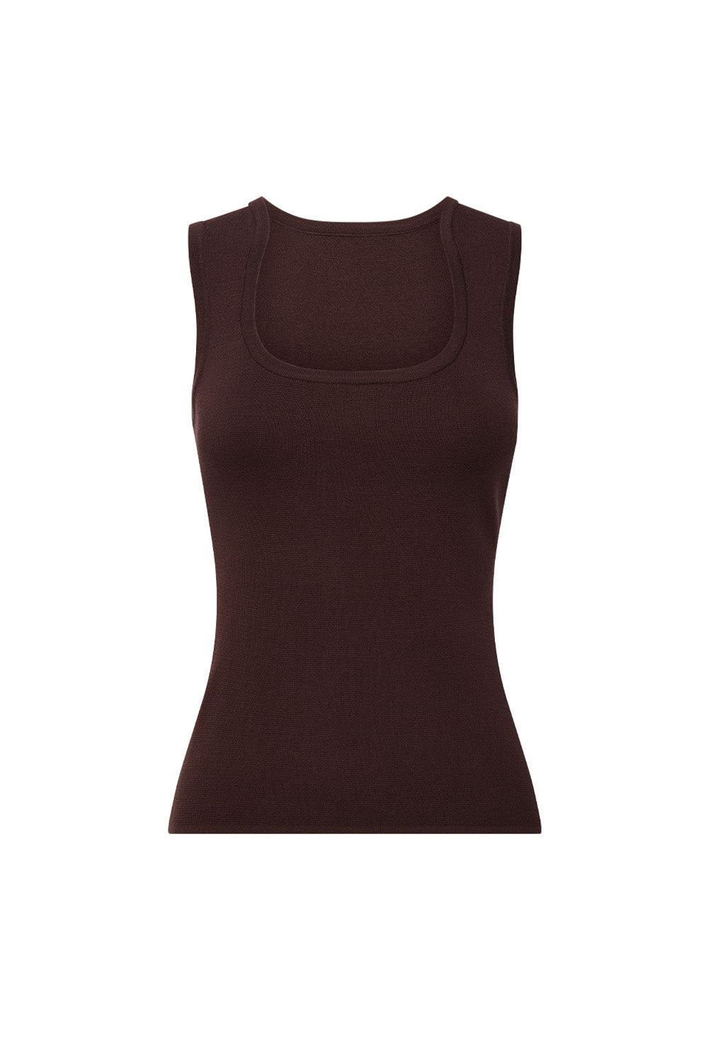 Go Figure Knit Tank (Espresso)