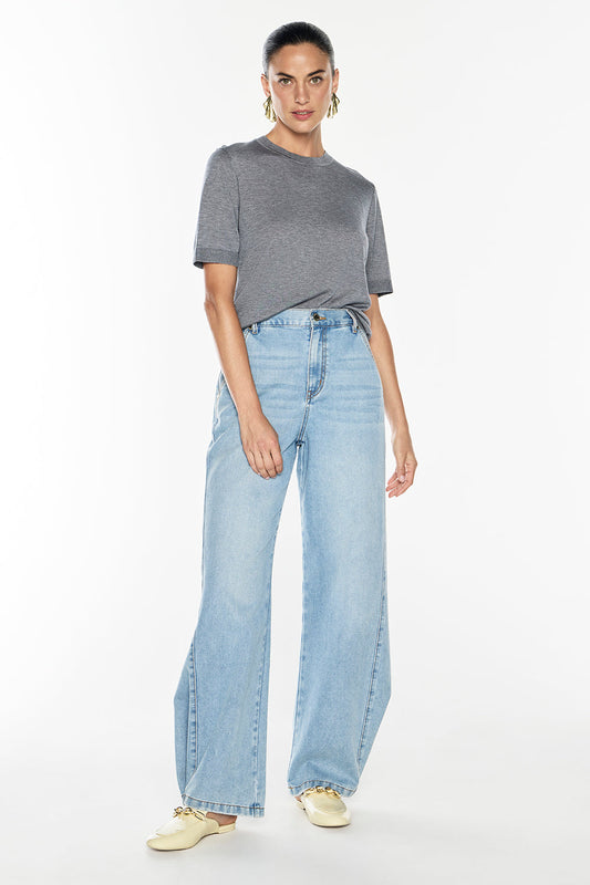 Melody Knit Top (Graphite)