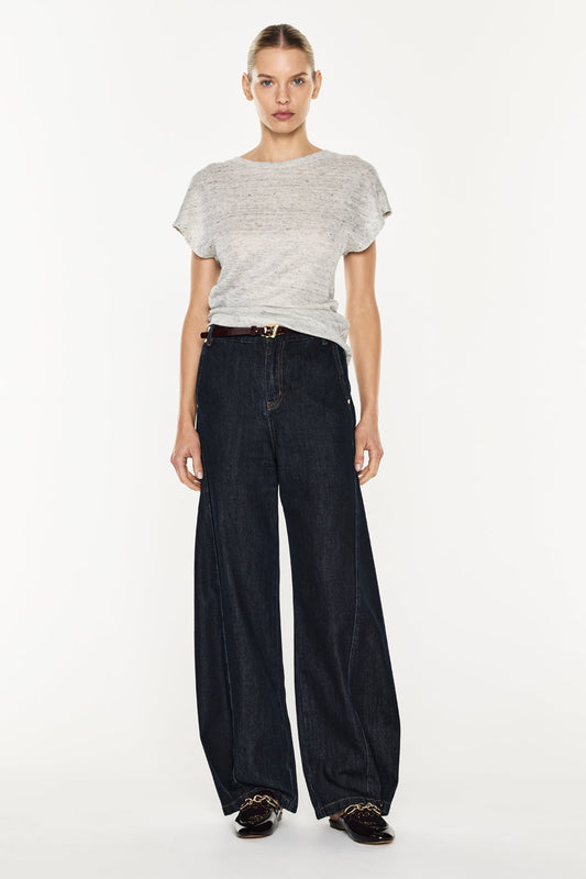 Cloudy Melange Top (Grey Melange)