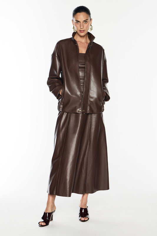 Music & Lyrics Bomber (Mocha)