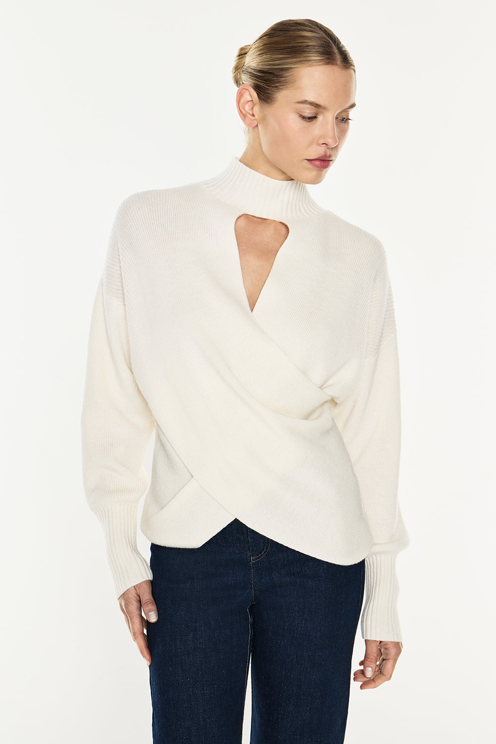 Style Smarts Knit Top (Ivory)
