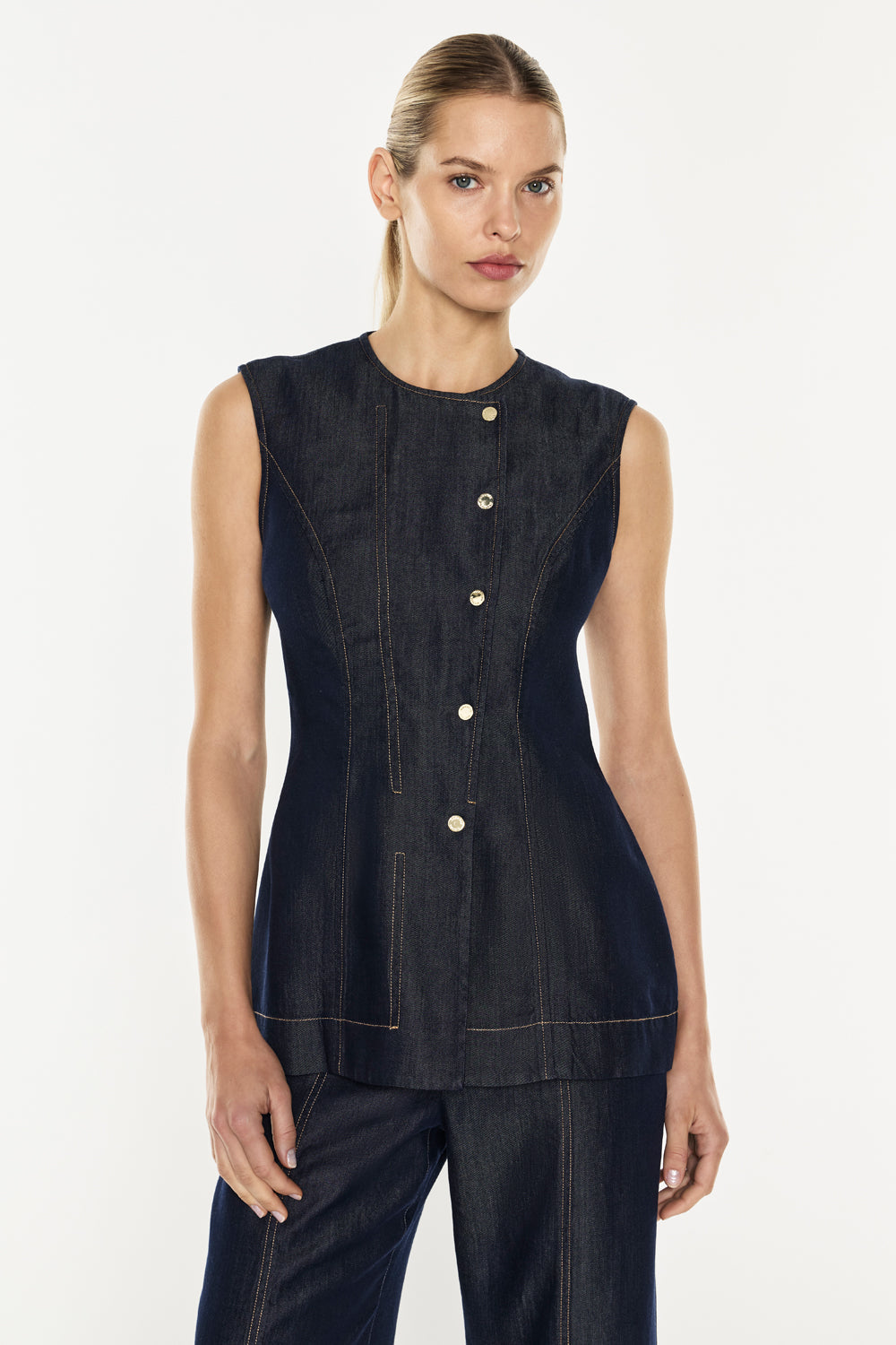 Quiet Command Gilet (Indigo)