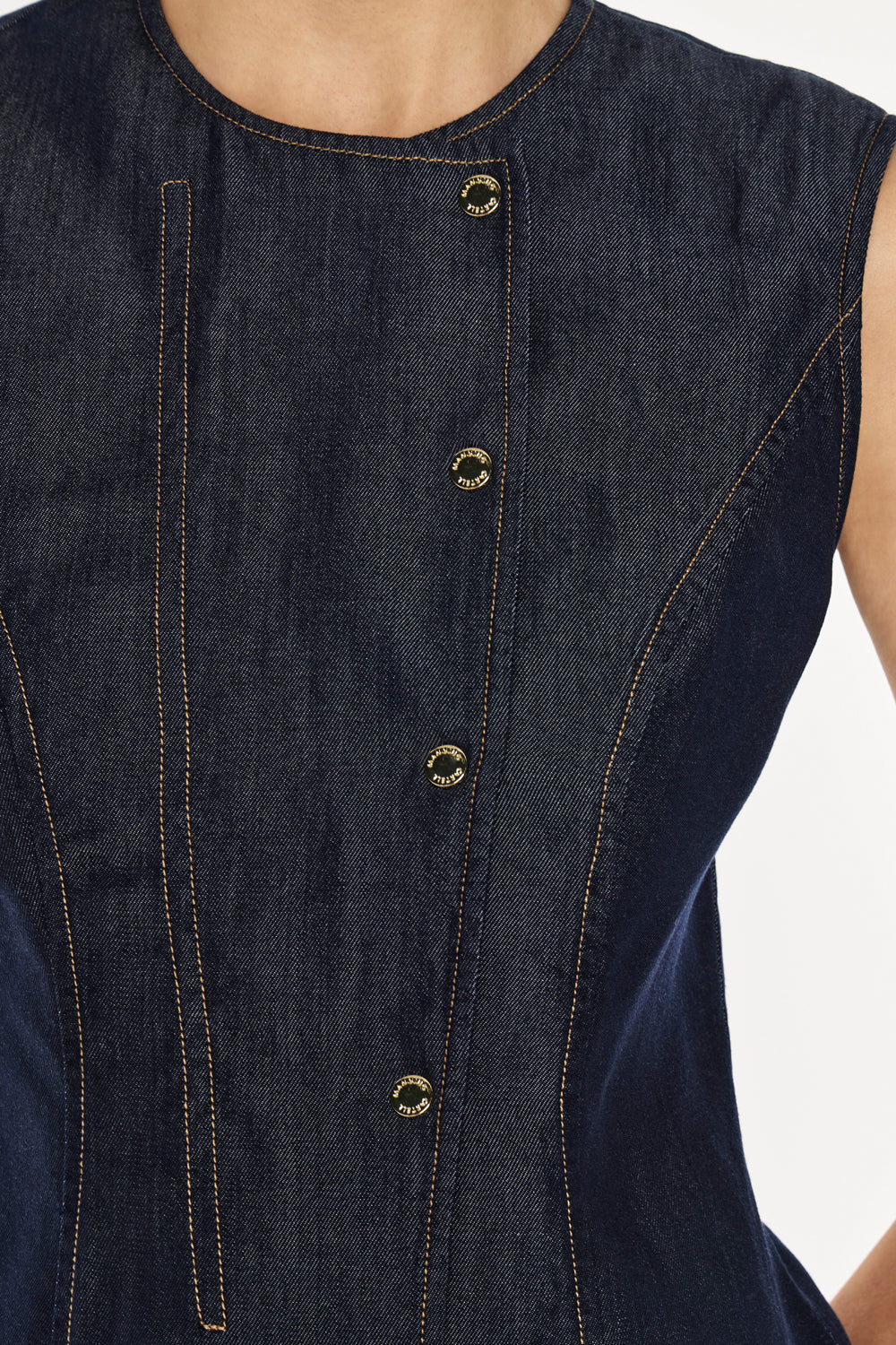 Quiet Command Gilet (Indigo)
