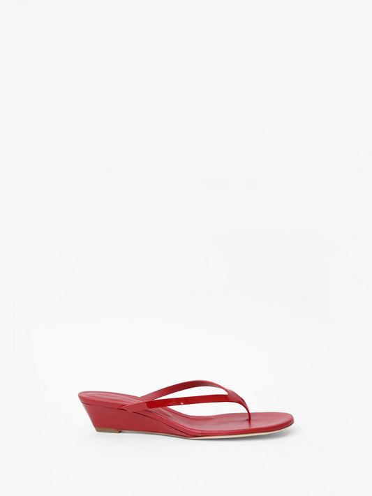 Image of Boots. Product name - Scala Wedge in Cherry colour by brand - CHRISTOPHER ESBER