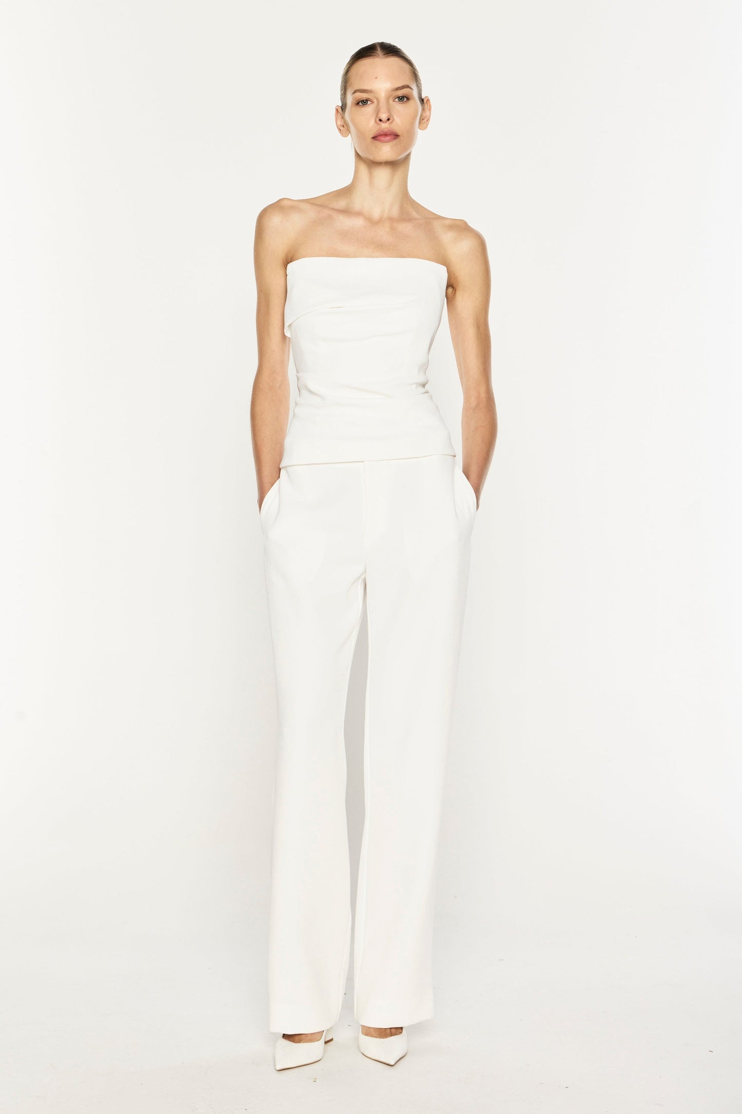 Modern Master Bustier (Chalk)