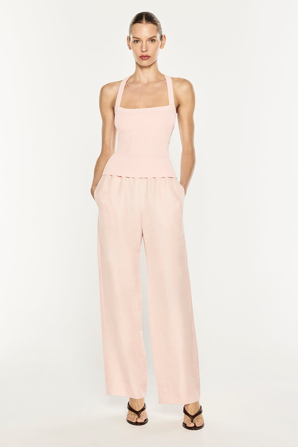 Rich Mix Pull On Pant (Blush Pink)