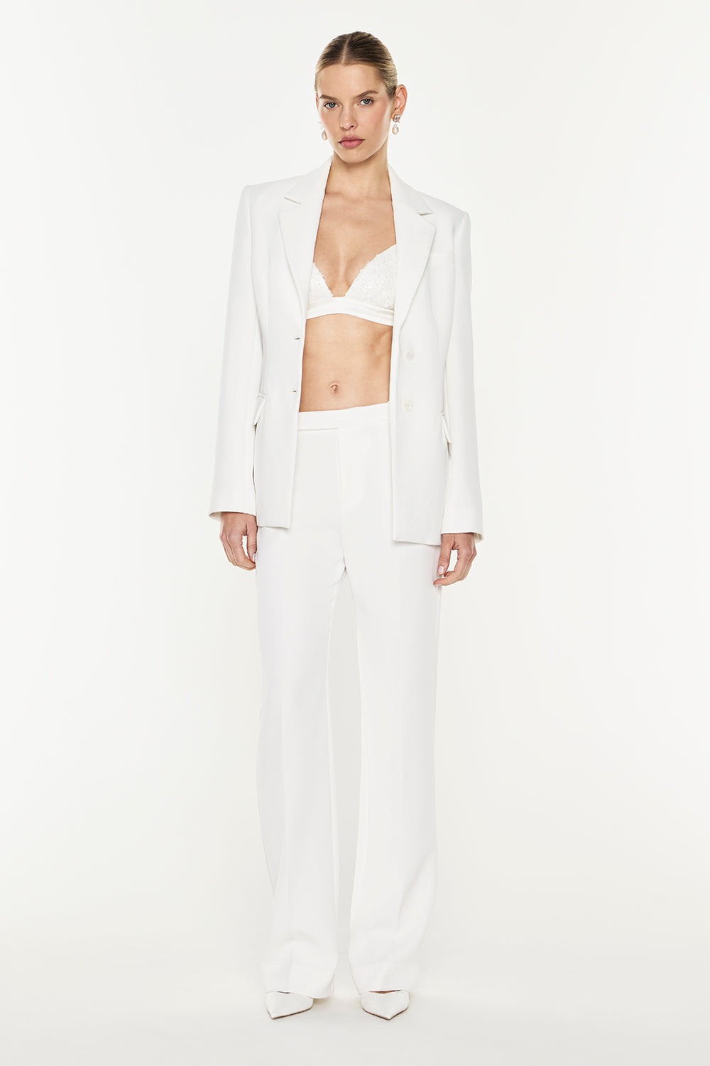 Modern Master Blazer (Chalk)
