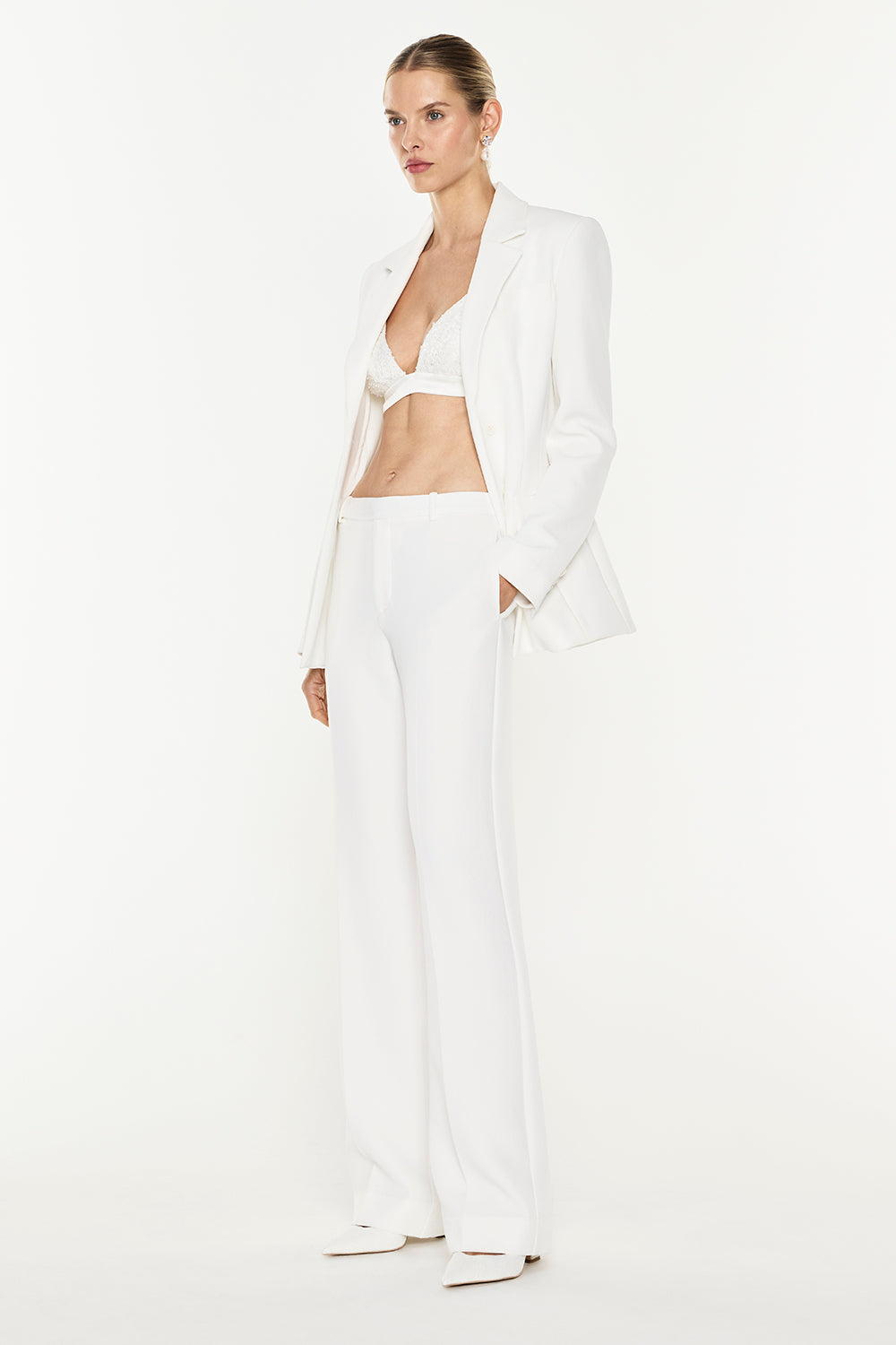 Amplified Heart Bralette (White)