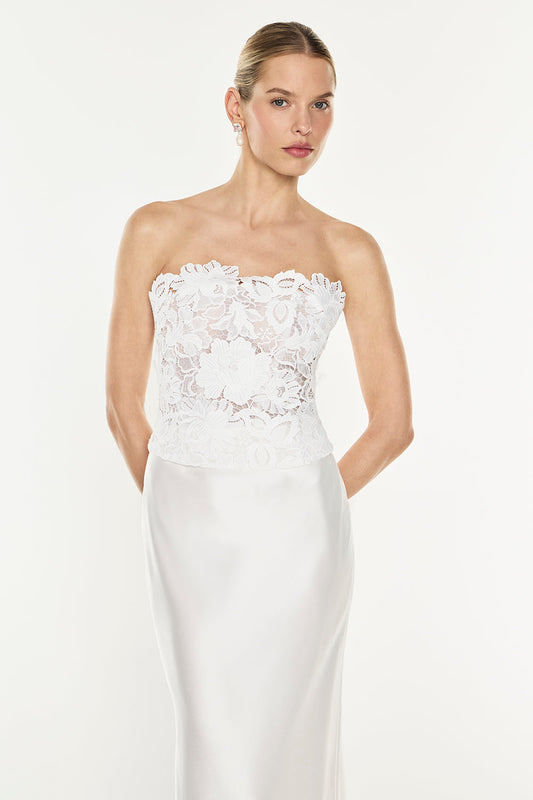 Eternal Ties Bustier (White)