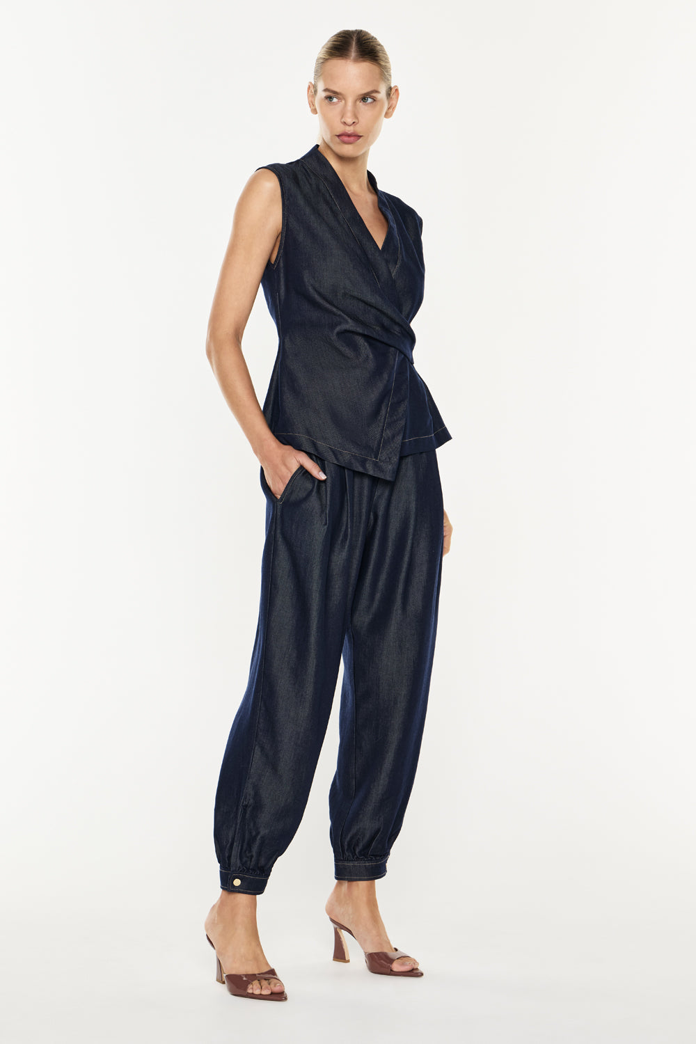 Quiet Command Balloon Pant (Indigo)