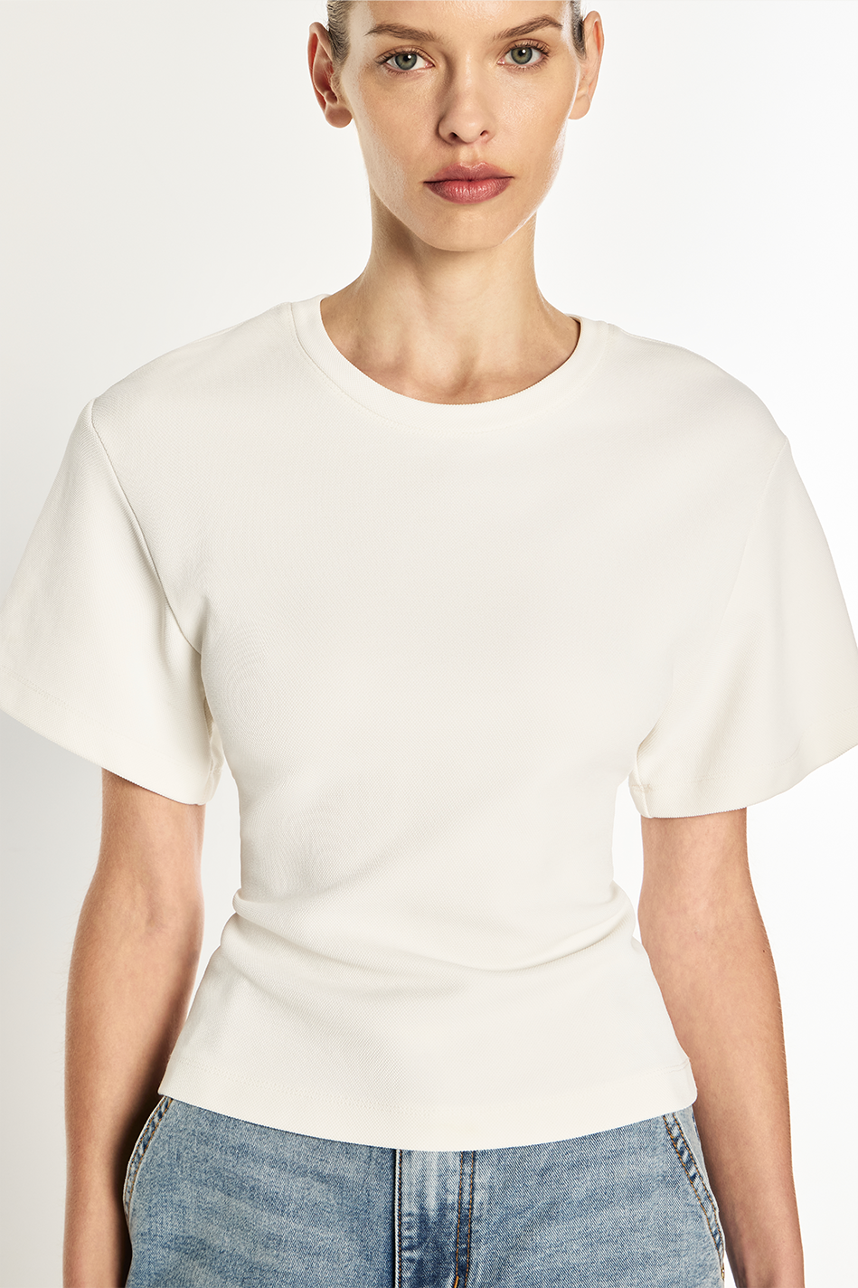 Triple Corset Tee (Ivory)