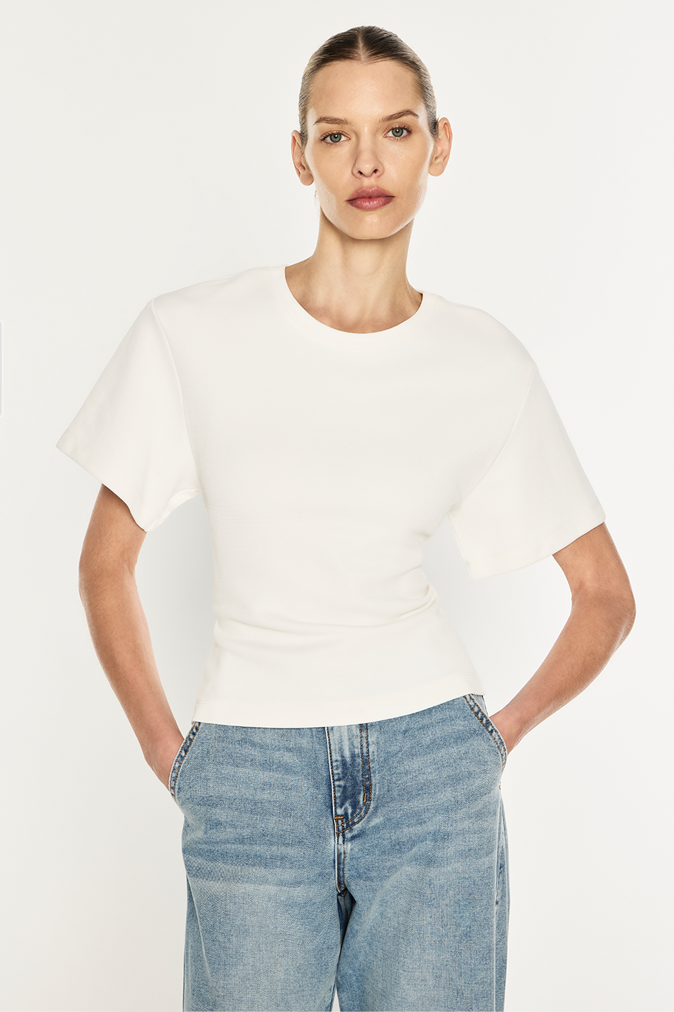 Triple Corset Tee (Ivory)