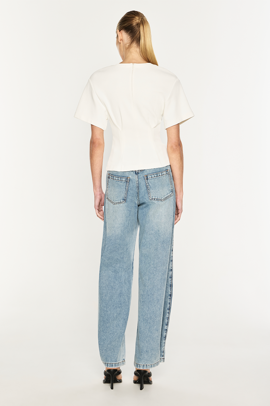 Triple Corset Tee (Ivory)