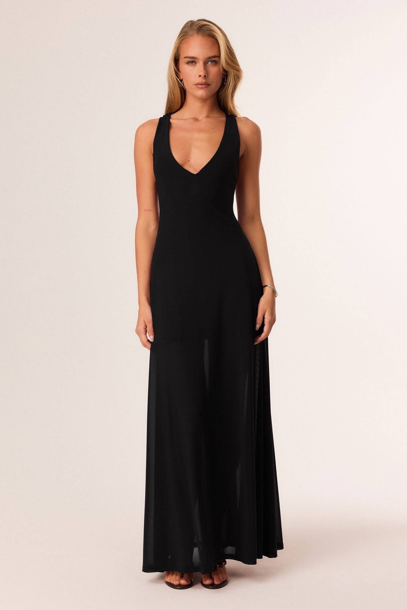 Image of Dresses. Productname: SNDYS CHELSEA MAXI DRESS in Black colour by brand - SNDYS