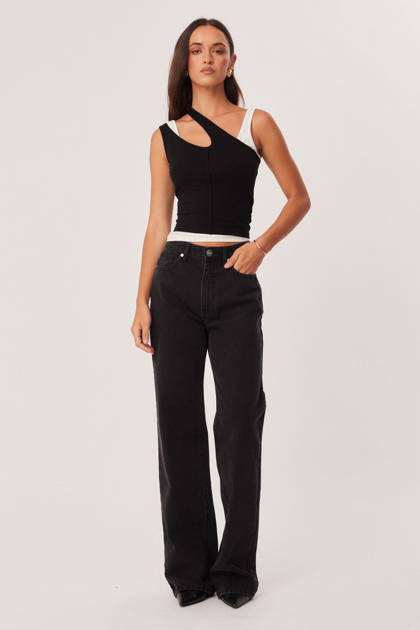 SNDYS ATLAS JEANS (Washed Black)