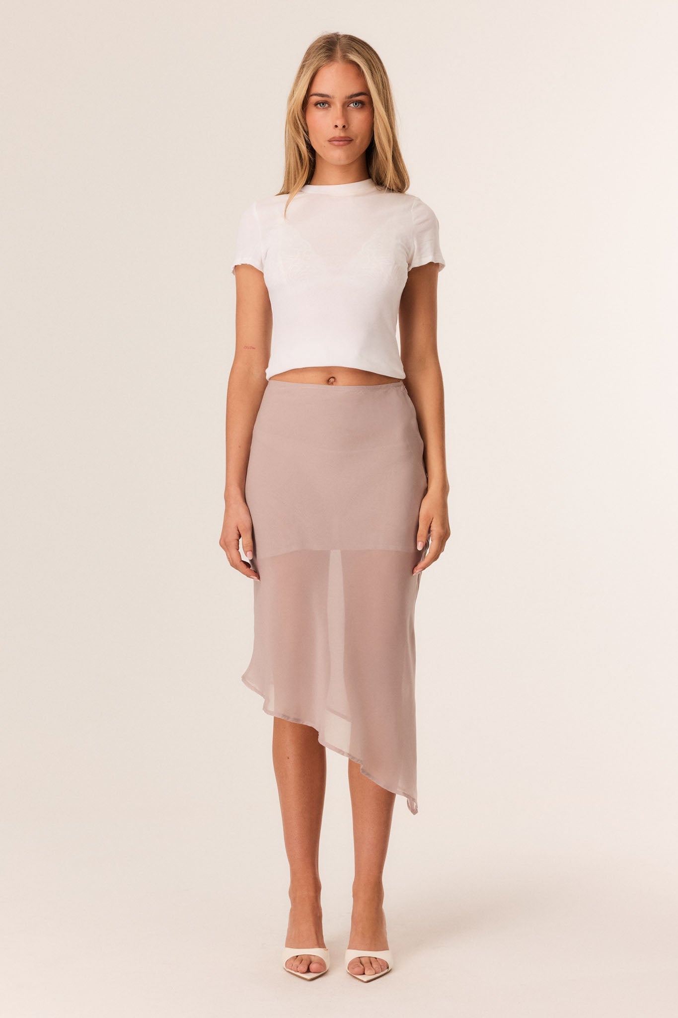 SNDYS LAELIA MIDI SKIRT (Mauve)