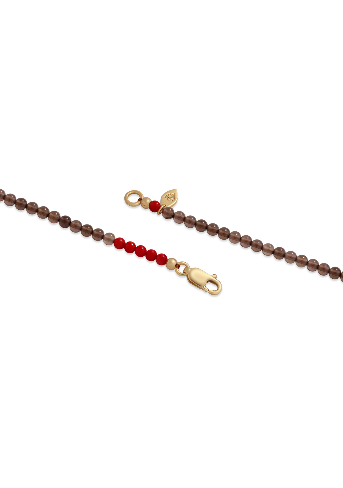 Auguste The Label Amulet Gemstone Necklace Smoky Quartz (Print)