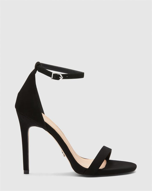 Image of Sandals. Product name - Merril Women's Strappy High Heel BLACK Novo Sandals in Black colour by brand - NOVO