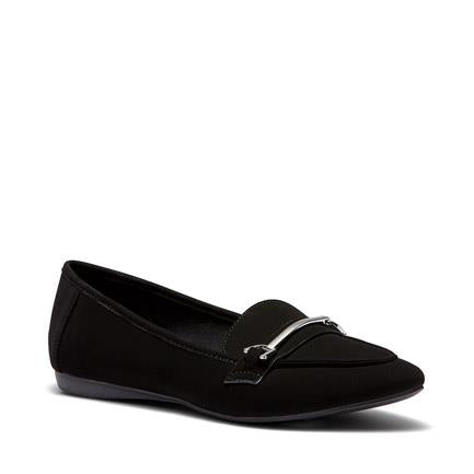 Image of Flats. Product name - Casino Women's Casual Flat Closed BLACK Novo Casual in Black colour by brand - NOVO