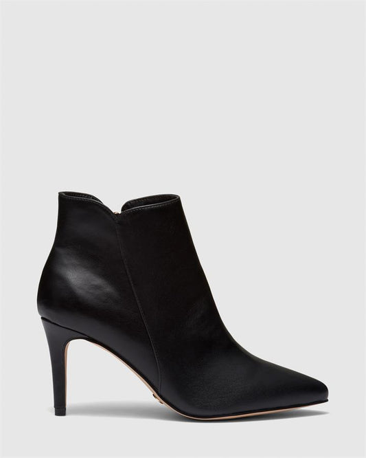 Image of Boots. Product name - Delmont Women's Boot Low-Mid Heel BLACK Novo Boots in Black colour by brand - NOVO