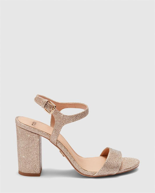 Image of Heels. Product name - Prosecco Women's Evening Shoes GOLD Novo Evening in Gold colour by brand - NOVO