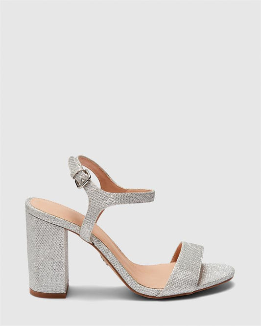 Image of Heels. Product name - Prosecco Women's Evening Shoes SILVER Novo Evening in Silver colour by brand - NOVO