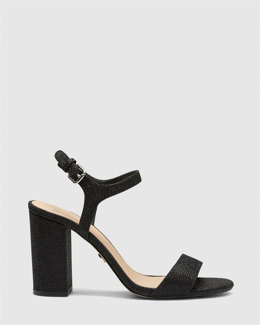 Image of Heels. Product name - Prosecco Women's Evening Shoes BLACK Novo Evening in Black colour by brand - NOVO