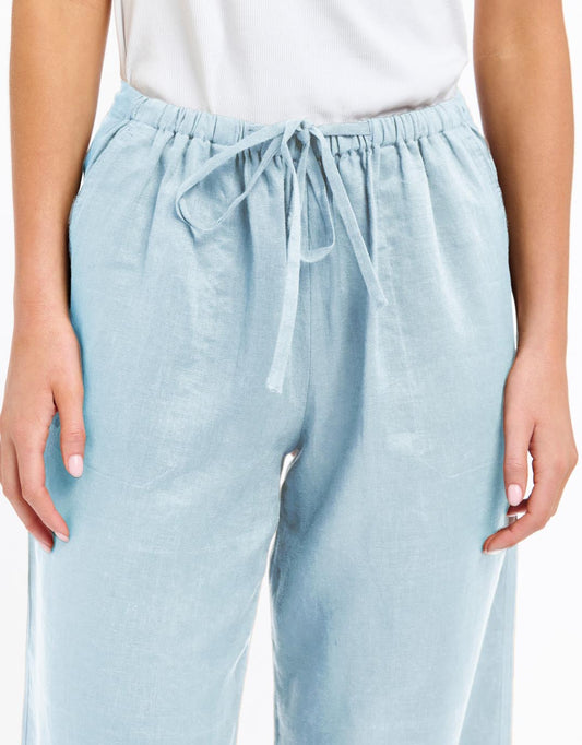 Luna Tencel Pant - (Ice Blue)